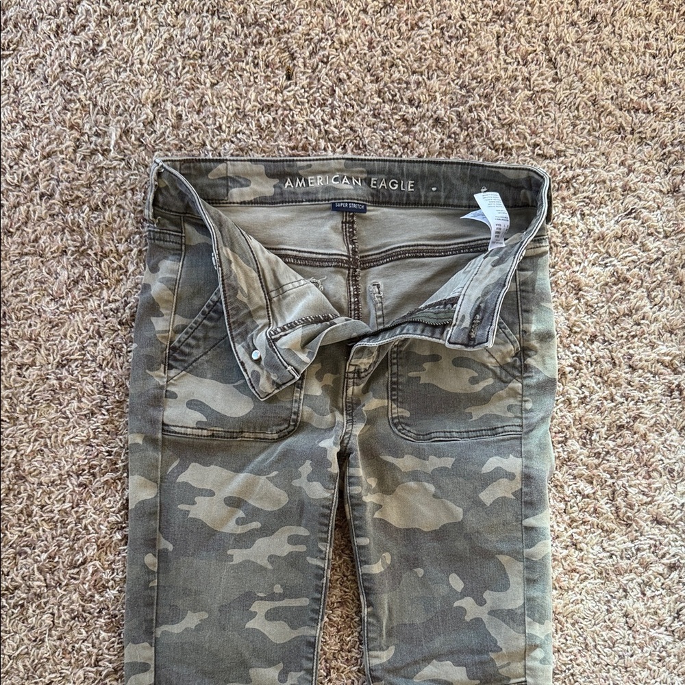 American Eagle Outfitters Camouflage Skinny Jeans